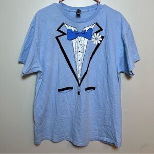 Gildan XL Tuxedo Graphic Tee | Party-Ready Look NWOT 💙🤵